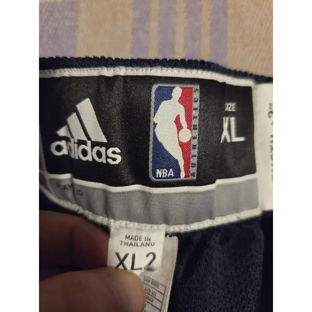 Vintage Adidas Pants Mens XXL Blue Tearaway Snap Breakaway Pacers 2XL Team Issue